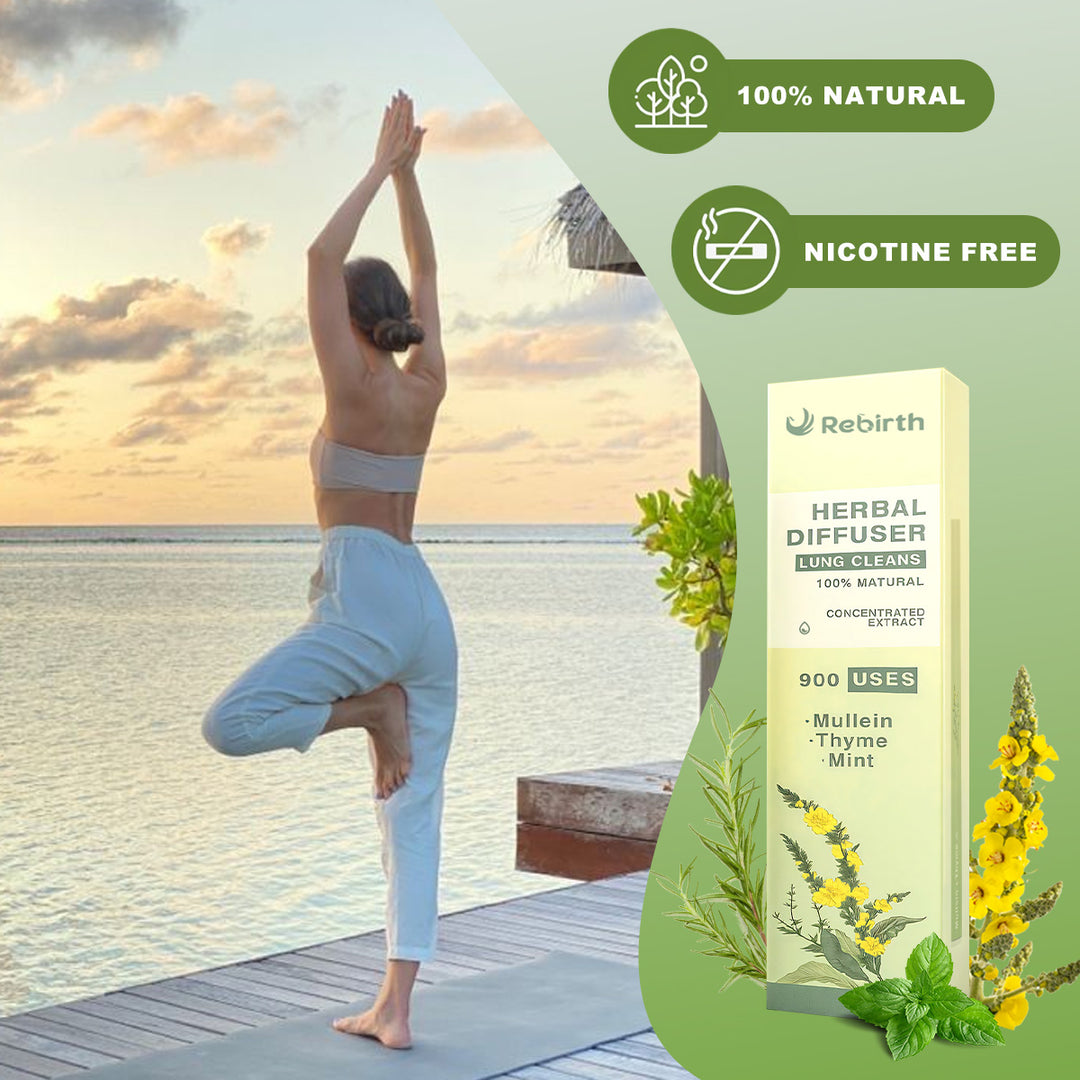 New Upgraded 900 Uses Rebirth Herbal Diffuser with Mullein, Thyme and Mint