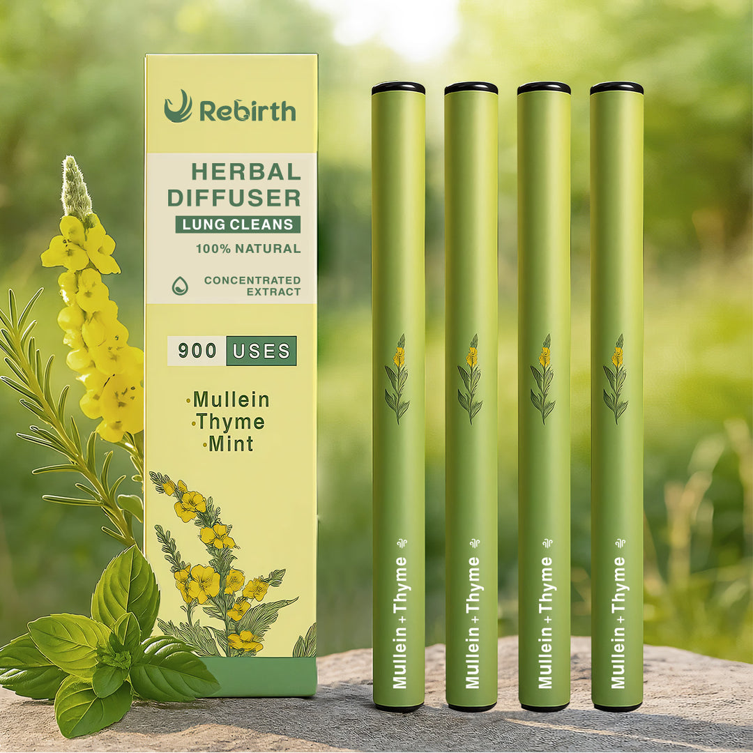 New Upgraded 900 Uses Rebirth Herbal Diffuser with Mullein, Thyme and Mint