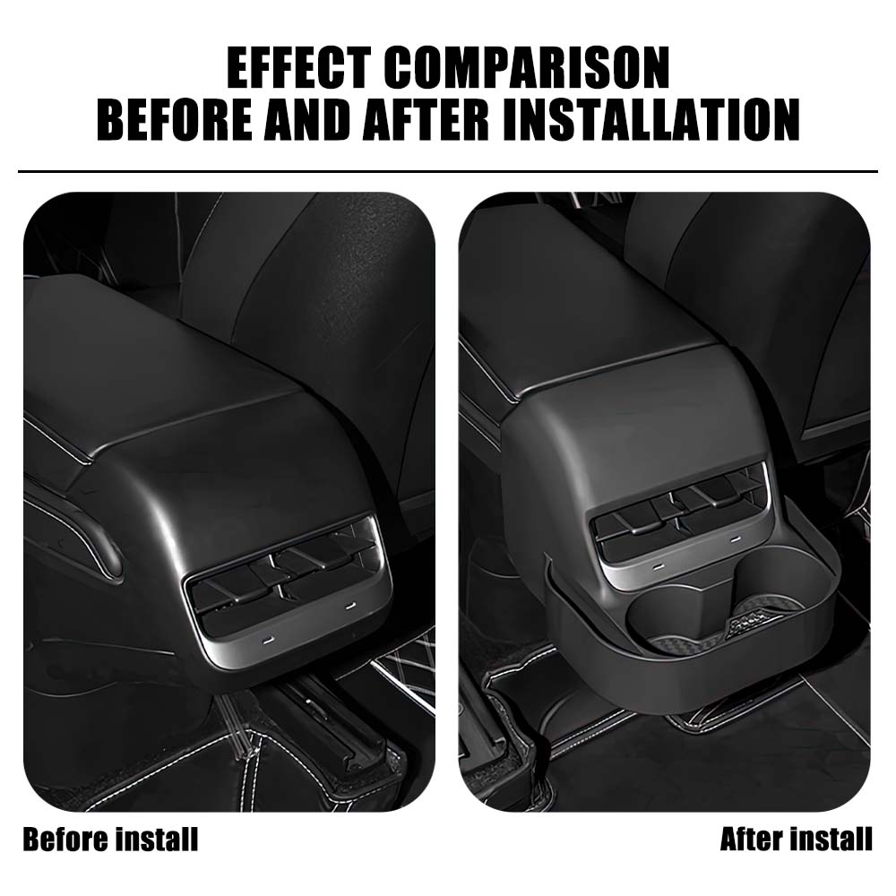 Cloudmall Rear Air Conditioner Outlet Storage Box