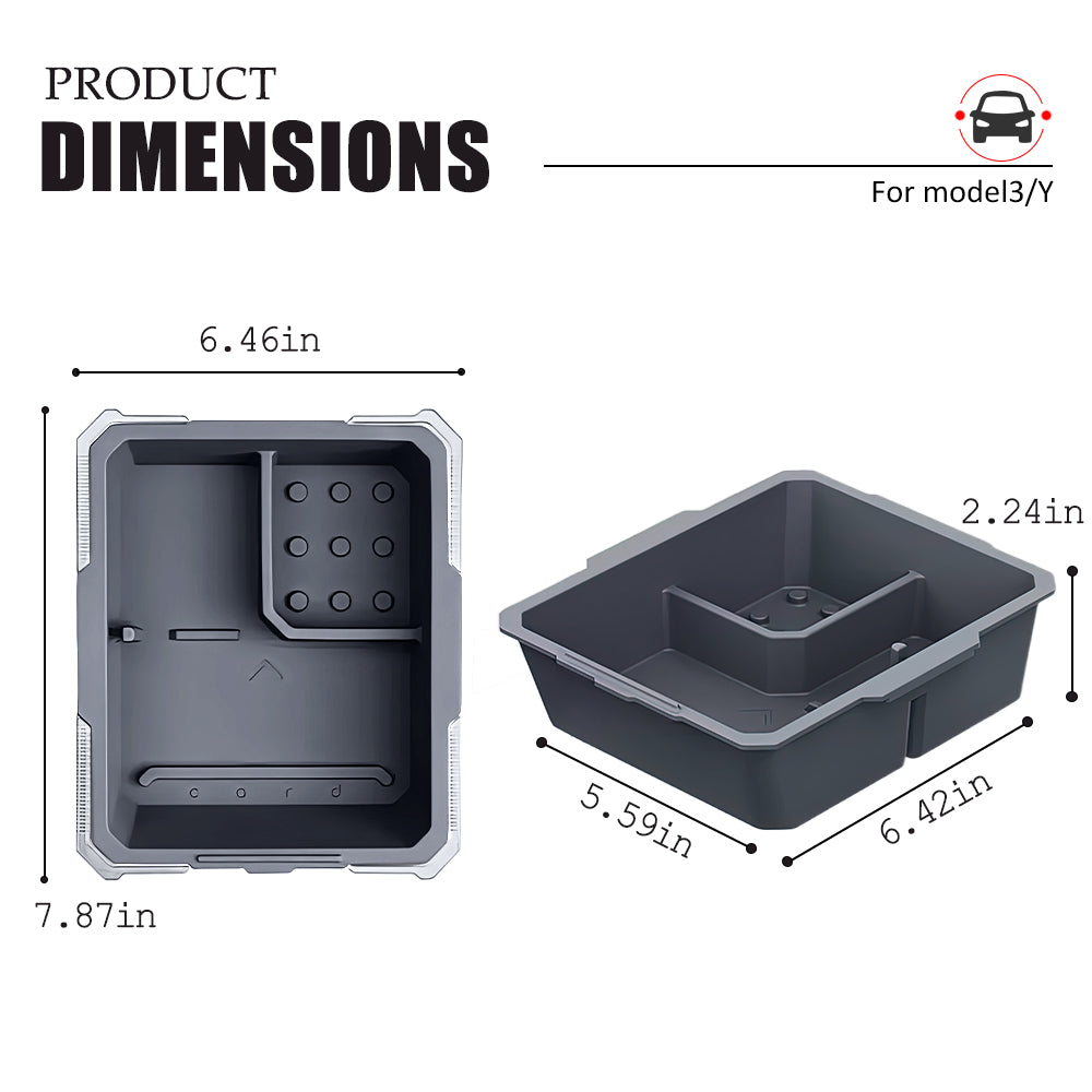 Cloudmall Tesla Model3/Y New Center Console Organizer