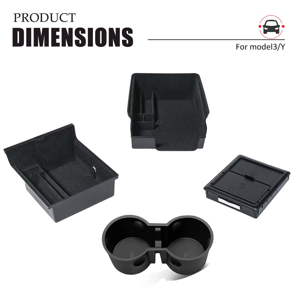 Cloudmall 4 PCS Center Console Organizer
